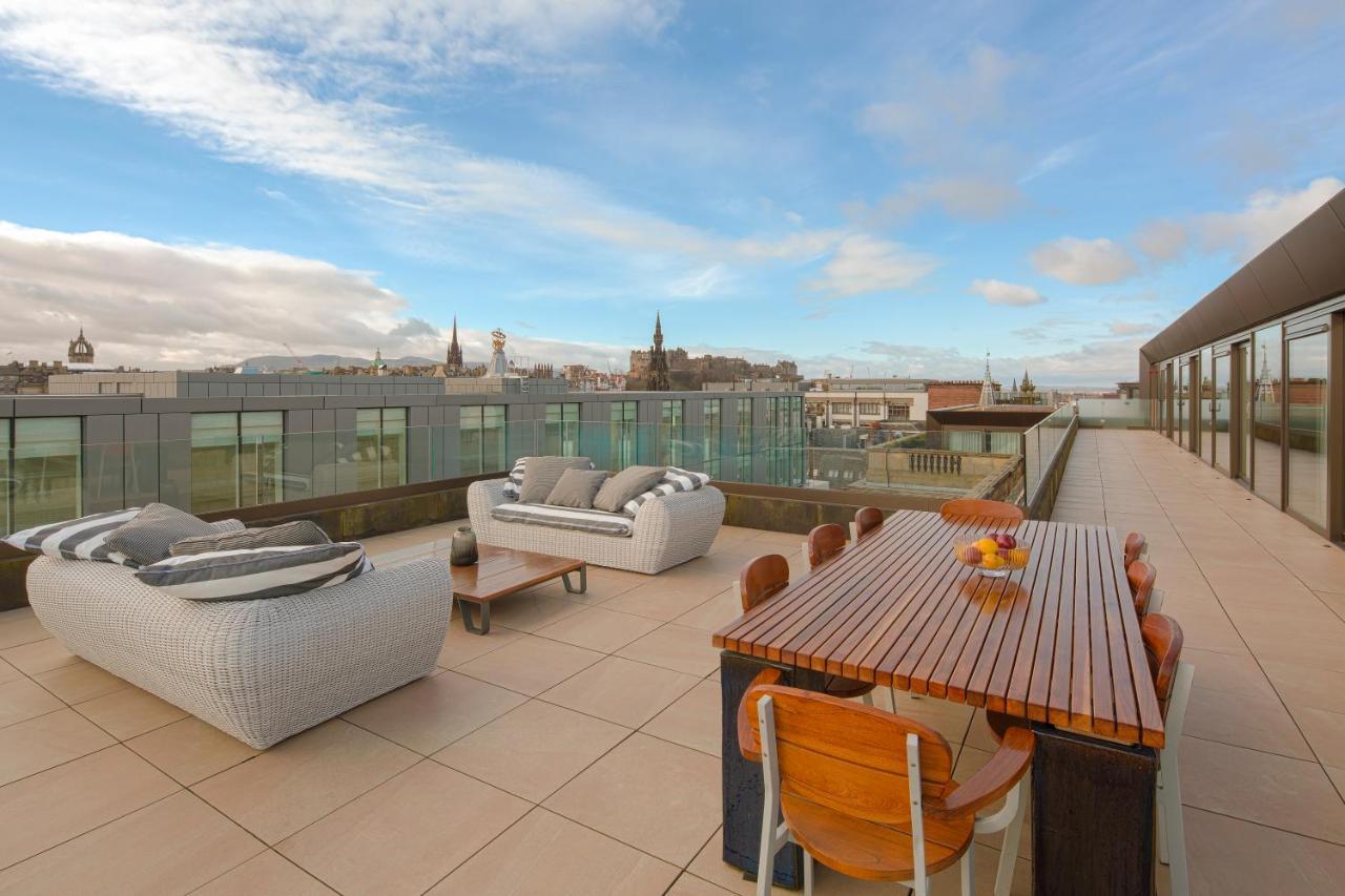 Апарт готель Cheval The Edinburgh Grand Екстер'єр фото Rooftop terrace